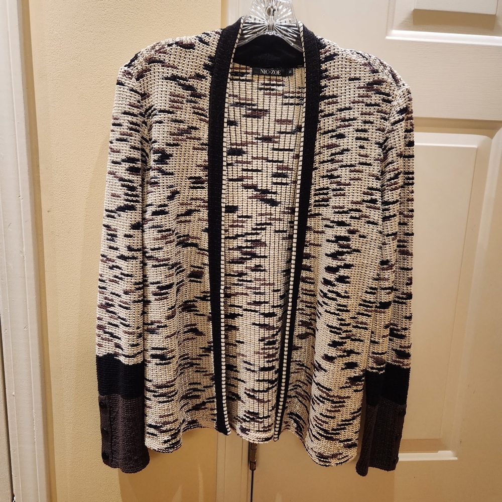 Knit Open Front Cardigan